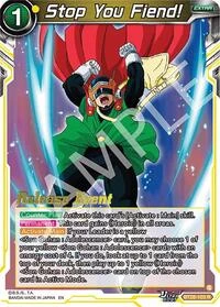 Stop You Fiend! BT28-103_PR card