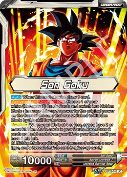 Son Goku BT28-105 Dragon Ball Masters card, Promo