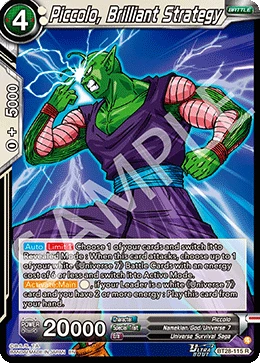 Piccolo, Brilliant Strategy BT28-115 card