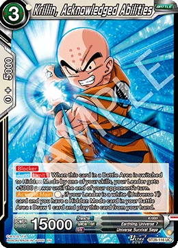 Krillin, Acknowledged Abilities BT28-116 card