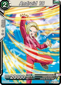 Android 18 BT28-120 card