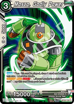 Mosco, Godly Power BT28-128 card