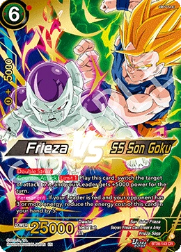 Frieza VS SS Son Goku BT28-143 card
