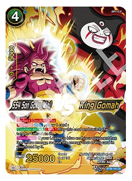 SS4 Son Goku (Mini) VS King Gomah BT28-144 card