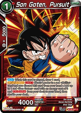 Son Goten, Pursuit BT29-007 card