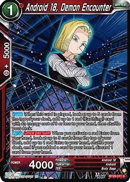 Android 18, Demon Encounter BT29-011 card