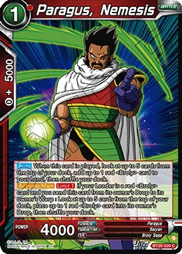 Paragus, Nemesis BT29-020 card