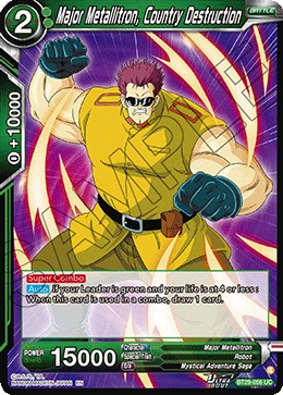 Major Metallitron, Country Destruction BT29-056 card