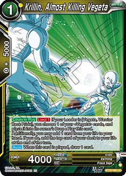 Krillin, Almost Killing Vegeta BT29-066 card