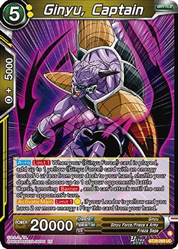 Ginyu, Captain BT29-069 card