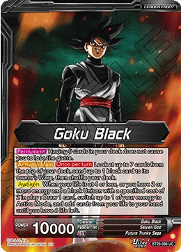 Goku Black BT29-086_PR card