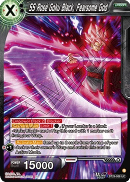 SS Rosé Goku Black, Fearsome God BT29-088 card