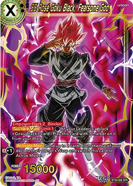SS Rosé Goku Black, Fearsome God BT29-088_SPR card