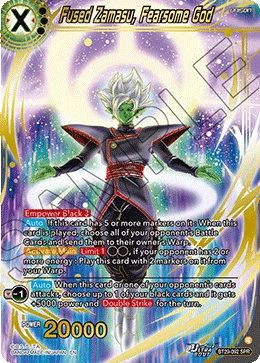 Fused Zamasu, Fearsome God BT29-092_SPR card