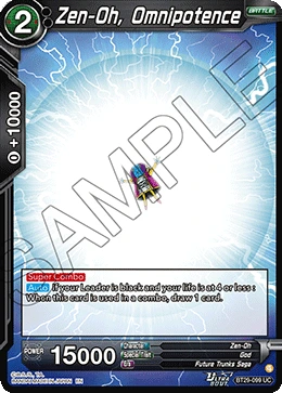 Zen-Oh, Omnipotence BT29-099 card