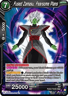 Fused Zamasu, Fearsome Plans BT29-101 card