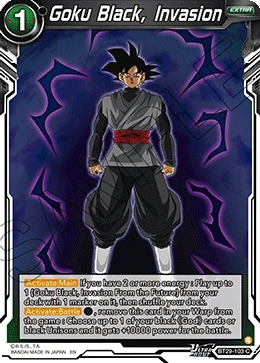 Goku Black, Invasion BT29-103 card