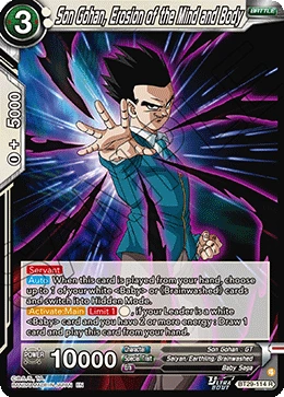 Son Gohan, Erosion of the Mind and Body BT29-114 card