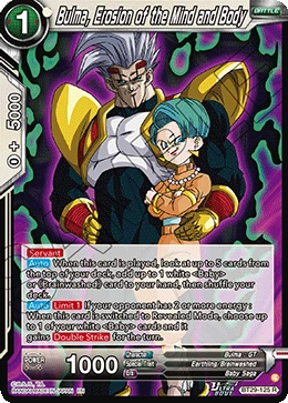 Bulma, Erosion of the Mind and Body BT29-125 card