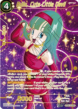 Bulla, Cute Little Devil BT29-130 Dragon Ball Masters card