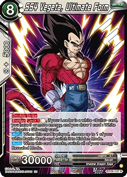 SS4 Vegeta, Ultimate Form BT29-137 card
