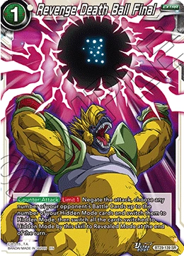 Revenge Death Ball Final BT29-139 card