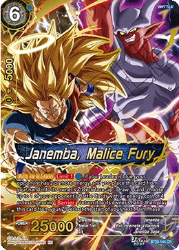 Janemba, Malice Fury BT29-144 card