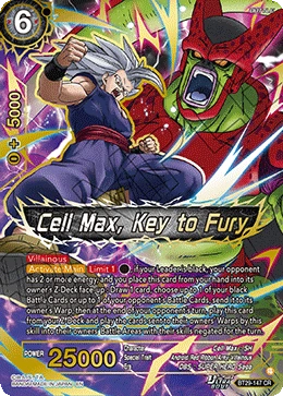 Cell Max, Key to Fury BT29-147 card