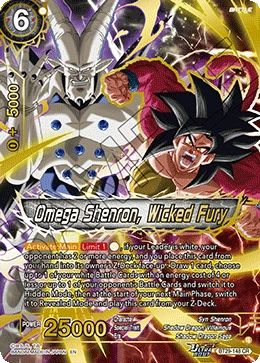 Omega Shenron, Wicked Fury BT29-148 card