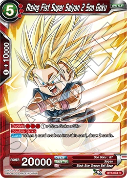 Rising Fist Super Saiyan 2 Son Goku BT3-004 card