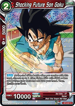 Shocking Future Son Goku BT3-007 card