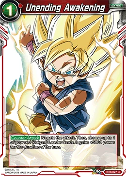 Unending Awakening BT3-027 card