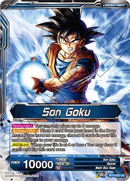 Son Goku BT3-032 Dragon Ball Masters card