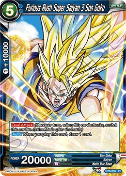 Furious Rush Super Saiyan 3 Son Goku BT3-035_BD