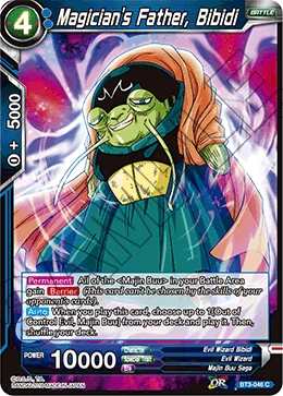 Magician's Father, Bibidi BT3-046 card