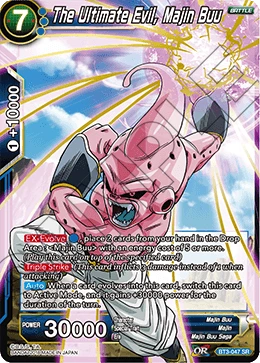 The Ultimate Evil, Majin Buu BT3-047 Dragon Ball Masters card