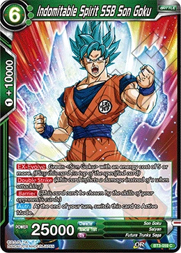 Indomitable Spirit SSB Son Goku BT3-059 card