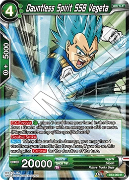 Dauntless Spirit SSB Vegeta BT3-060 card