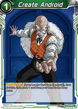 Create Android BT3-080 Dragon Ball Masters card