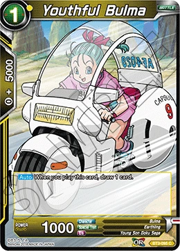 Youthful Bulma BT3-095 card