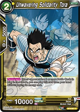 Unwavering Solidarity Tora BT3-097 card