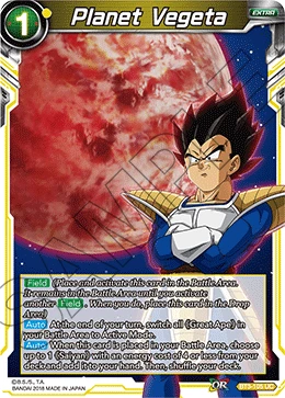 Planet Vegeta BT3-105 card