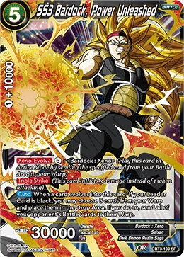 SS3 Bardock, Power Unleashed BT3-109 card