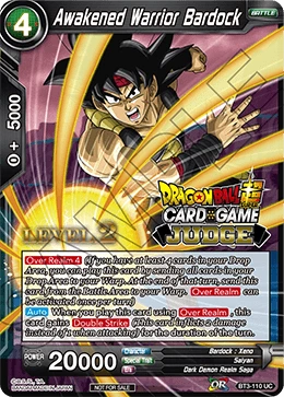 Awakened Warrior Bardock BT3-110_PR02 card