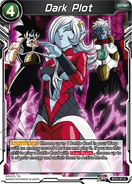 Dark Plot BT3-121 Dragon Ball Masters card