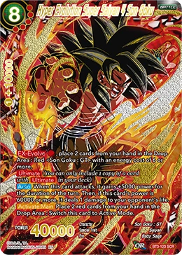 Hyper Evolution Super Saiyan 4 Son Goku BT3-123_PR