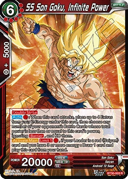 SS Son Goku, Infinite Power BT30-003 card