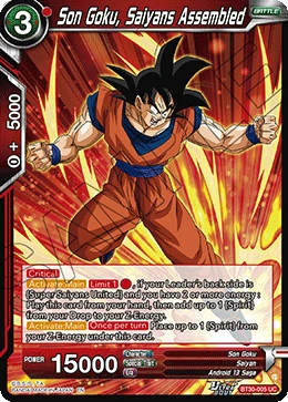 Son Goku, Saiyans Assembled BT30-005 card