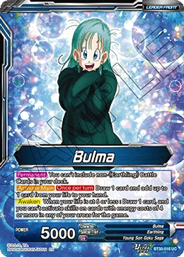 Bulma BT30-016_PR card