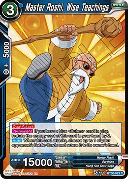 Master Roshi, Wise Teachings BT30-023 card